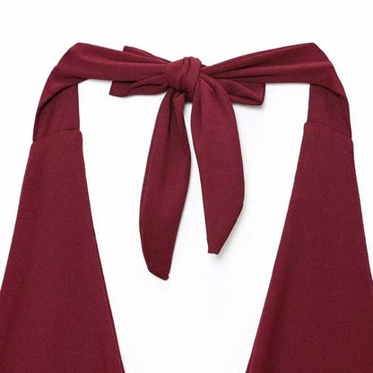 HXAO Women Tops Corset Halter Crop Top Woman Summer Pleated Tight PartThe Plug