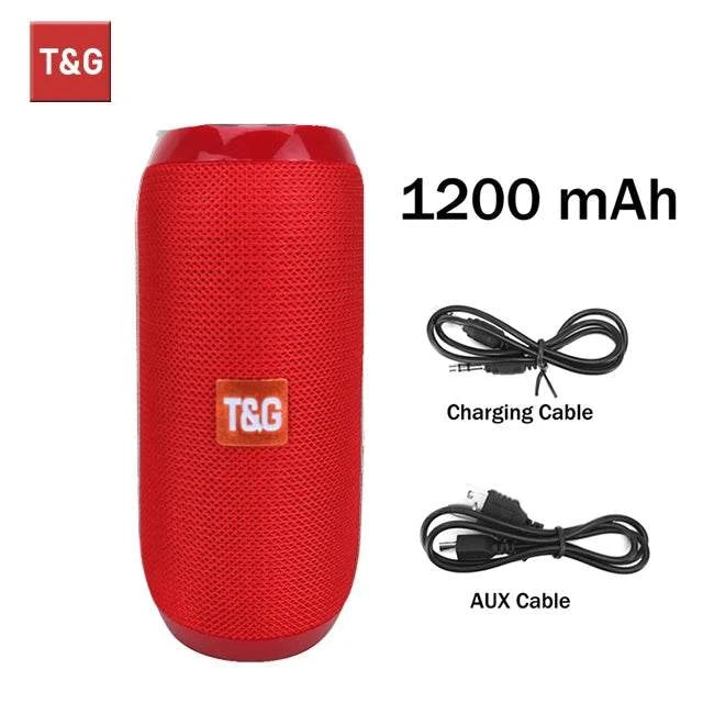 Bluetooth Speaker T&G TG117 Portable TWS Sound Box Waterproof LoudspeaThe Plug