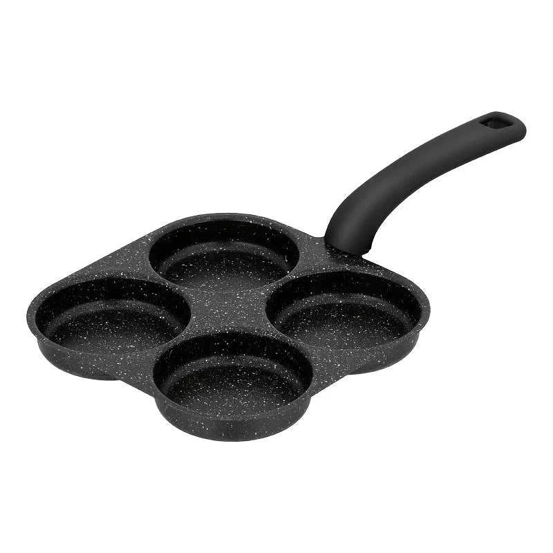 1pc Medical Stone Four-hole Omelette Pot Household Non-stick Flats-botThe Plug