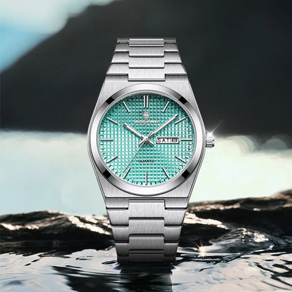 PAAZOMU Men's Luxury Chronograph Watch – Waterproof, Luminous & Date Display