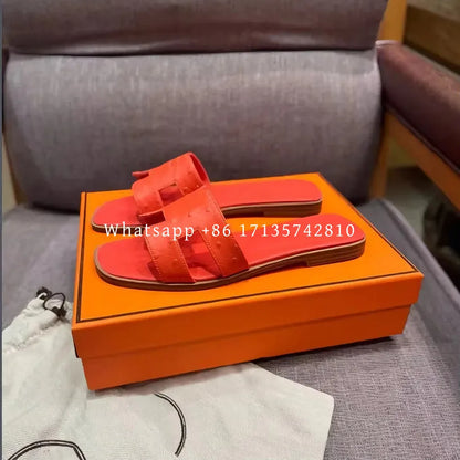 2026 Designer slippers Footwear Rubber Soles Outdoor Non-Slip Genuine The Plug