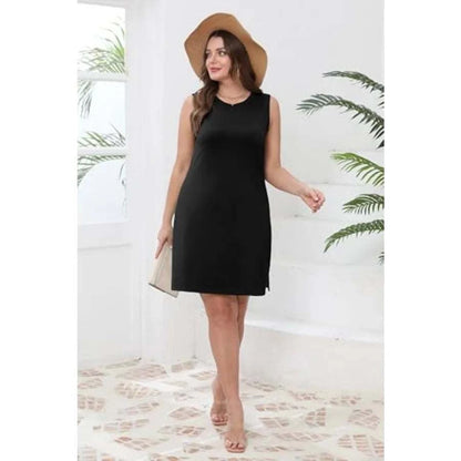 Sampeel Dresses for Women 2025 Casual Summer Sundresses Sleeveless TanThe Plug