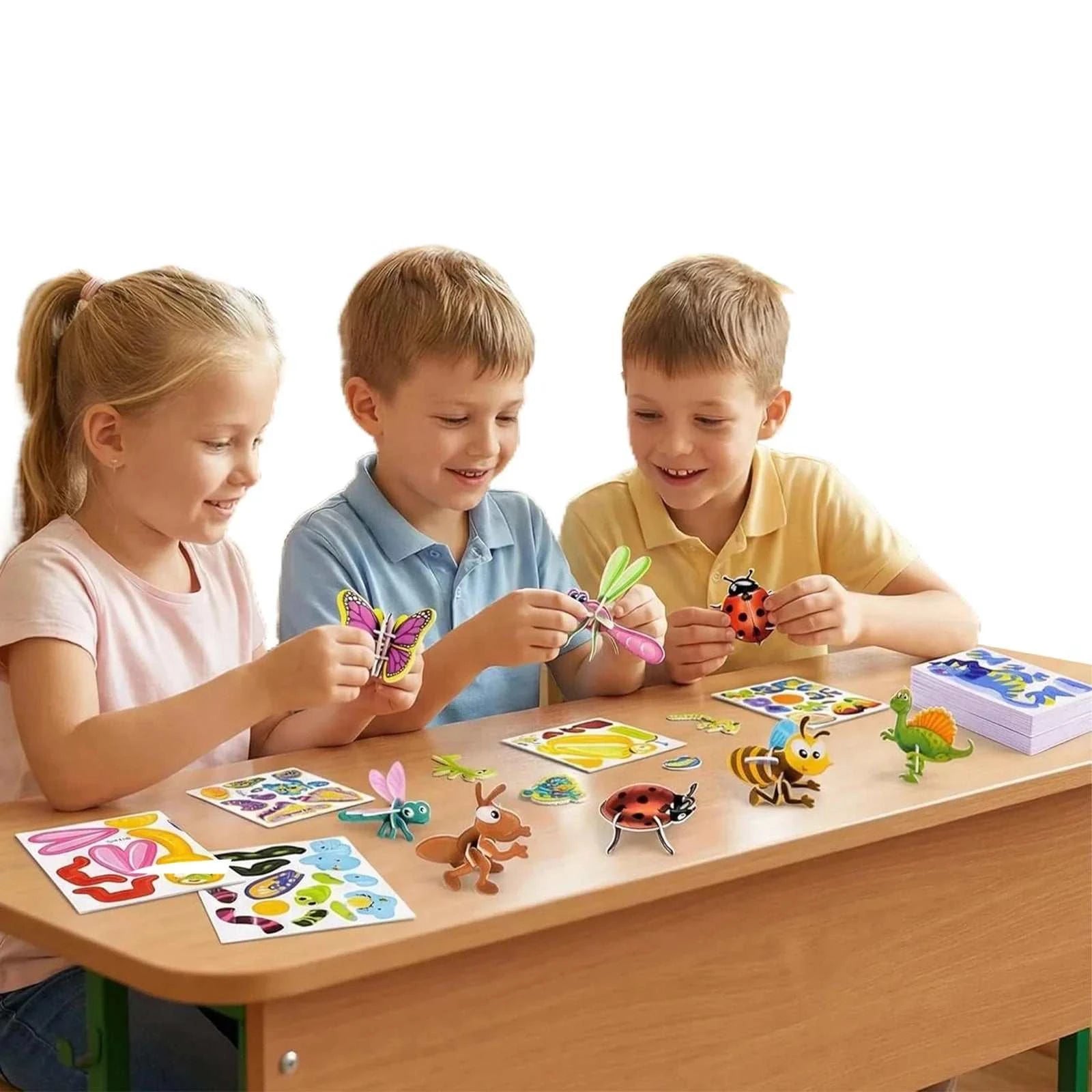 DIY 3D Creative Paper Jigsaw Puzzle Assembly Challenge Puzzles Smart PThe Plug