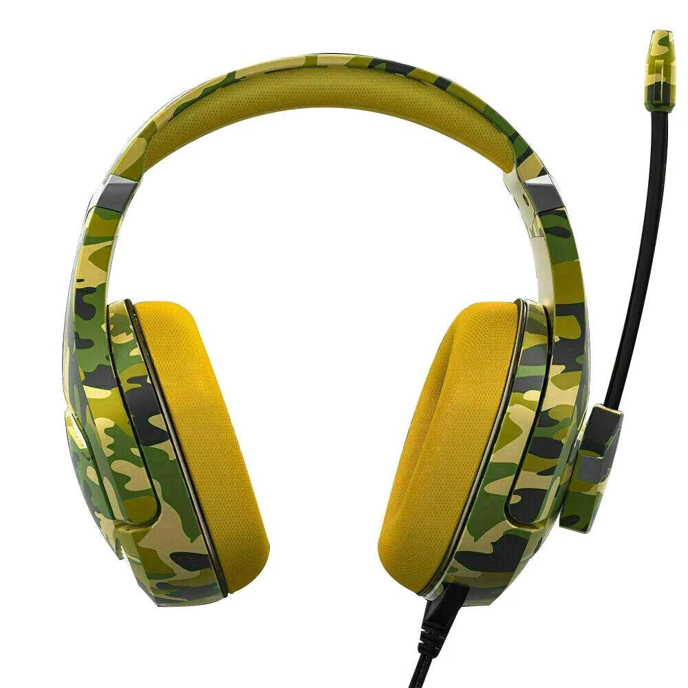 ONIKUMA K1B Pro Camo Elite Stereo Gaming Headset for PS4, Xbox, PC andThe Plug
