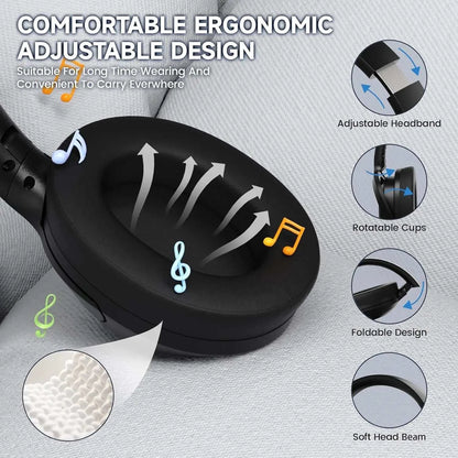 ATTACK SHARK G300 Wireless Bluetooth Headphone with ENC Noise CancellaThe Plug
