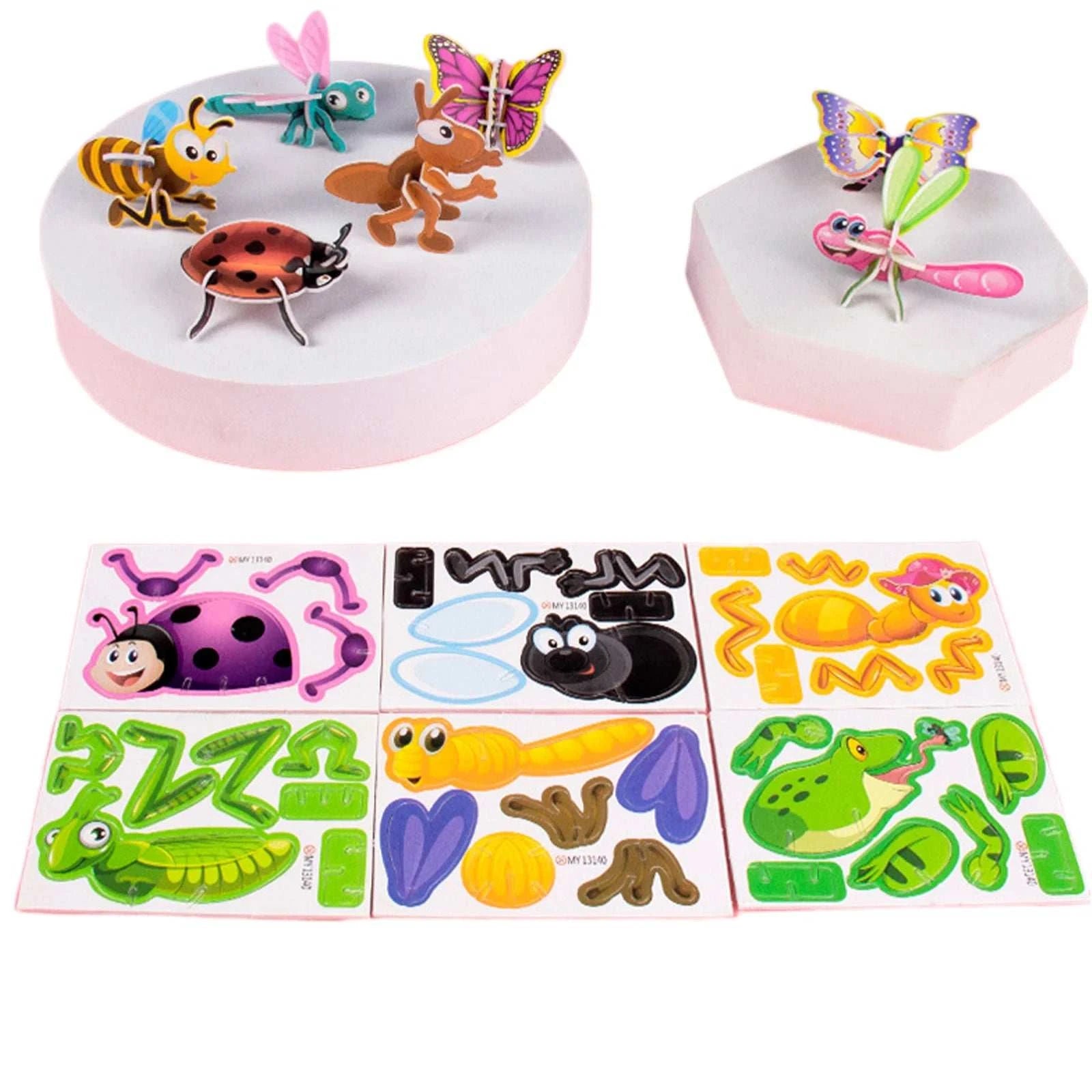 DIY 3D Creative Paper Jigsaw Puzzle Assembly Challenge Puzzles Smart PThe Plug