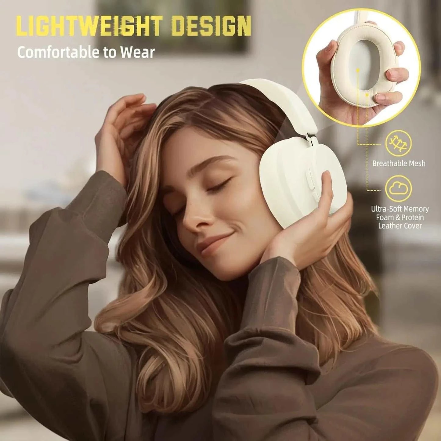 ATTACK SHARK G500 Wireless Over-ear Noise Canceling Headphones,BluetooThe Plug