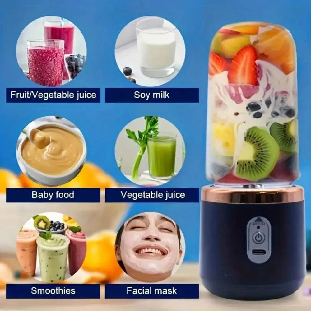 Juicer Cup + Portable Outdoor Cup, Dual Cups, Detachable, Easy To CleaThe Plug