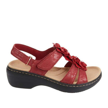 Summer Sandals Women 2022 New Flower Wedge Platform Orthopedics Shoes The Plug