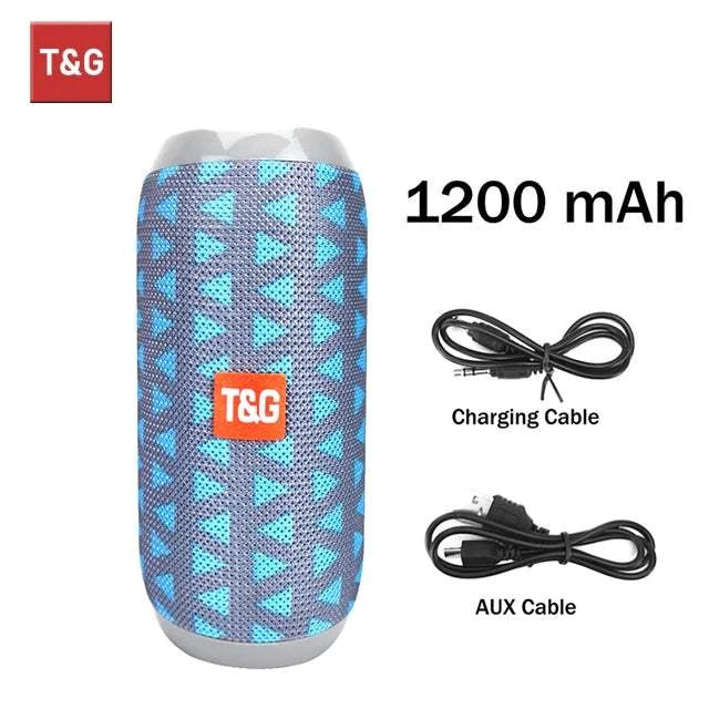 Bluetooth Speaker T&G TG117 Portable TWS Sound Box Waterproof LoudspeaThe Plug