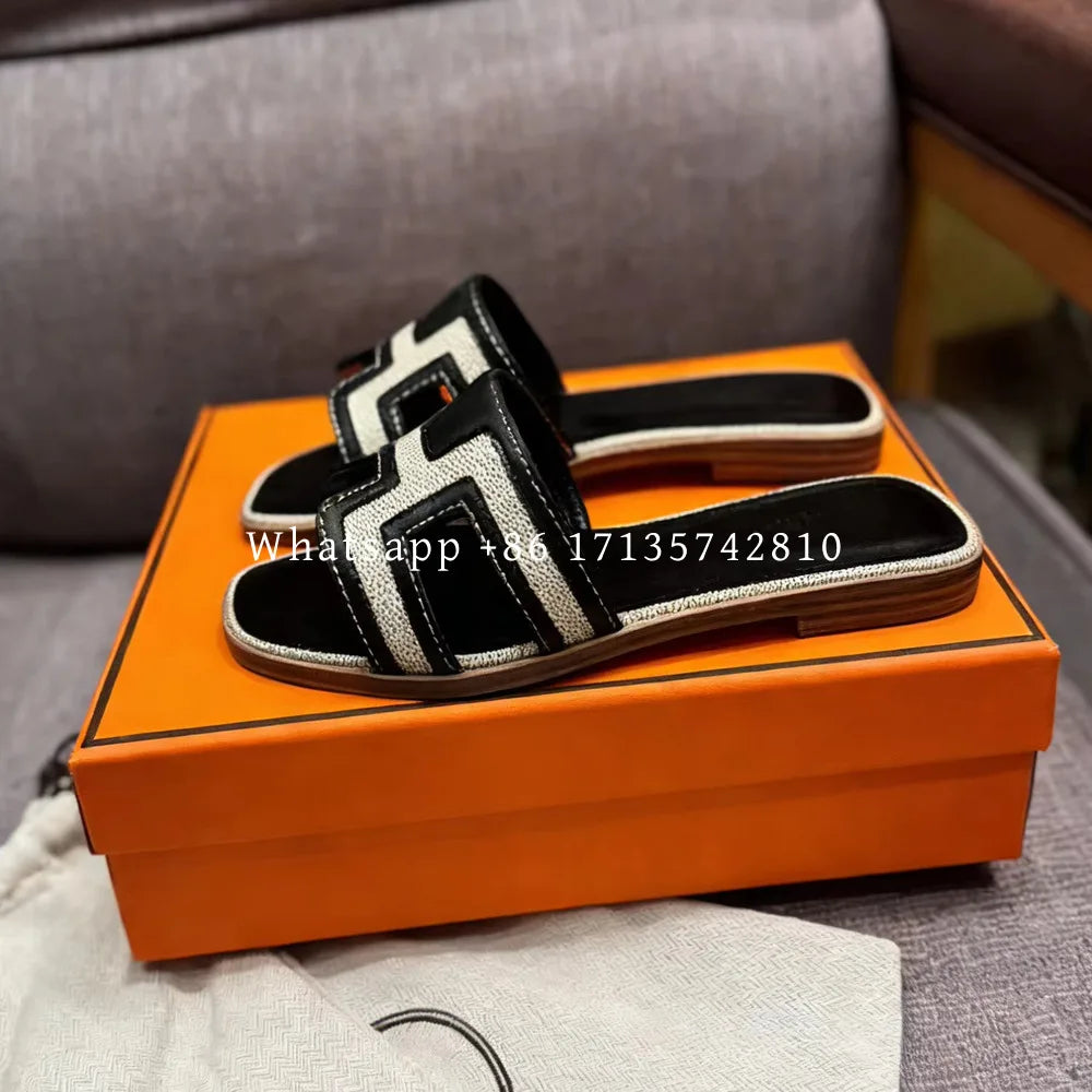 2026 Designer slippers Footwear Rubber Soles Outdoor Non-Slip Genuine The Plug