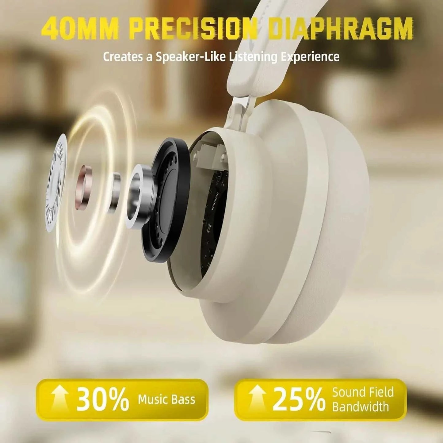 ATTACK SHARK G500 Wireless Over-ear Noise Canceling Headphones,BluetooThe Plug