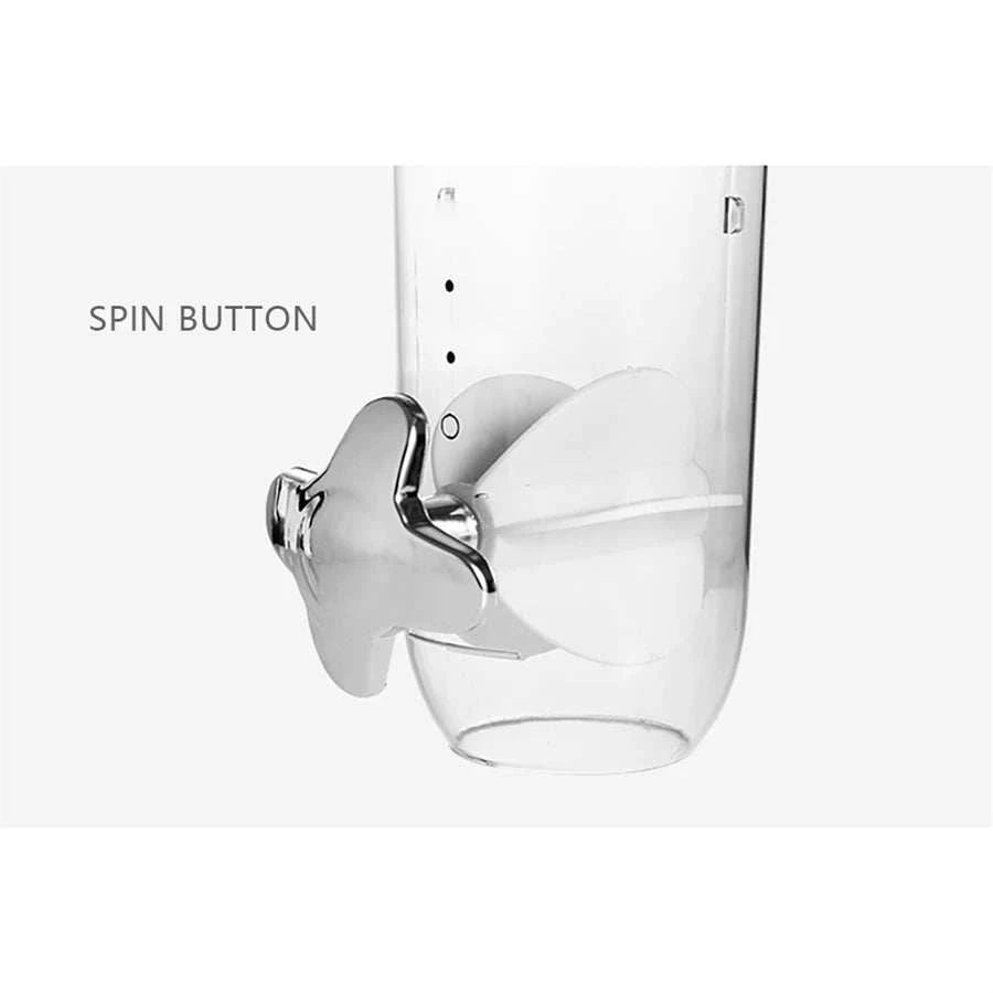 Wall-mounted 2 Barrel Cereal Dispenser, Food Grain Storage Tanks, CereThe Plug