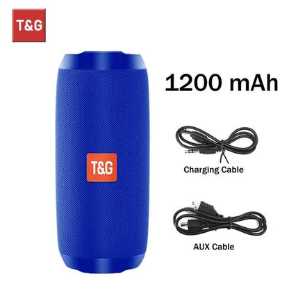 Bluetooth Speaker T&G TG117 Portable TWS Sound Box Waterproof LoudspeaThe Plug