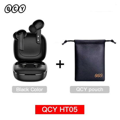 QCY HT05 ANC Wireless Earphone 40dB Noise Cancelling Bluetooth 5.2 HeaThe Plug