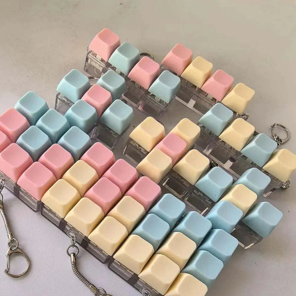 Fidget Decompression 1/4/5/9 Keyboard Key Toy Anti Stress Finger KeyboThe Plug