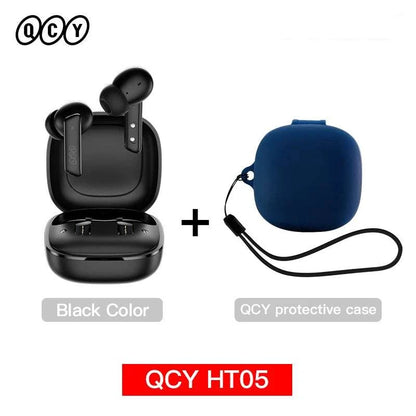 QCY HT05 ANC Wireless Earphone 40dB Noise Cancelling Bluetooth 5.2 HeaThe Plug