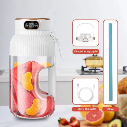 1000ML Portable Juicer Blender Fruit Juicer USB Charging Lemon Orange The Plug