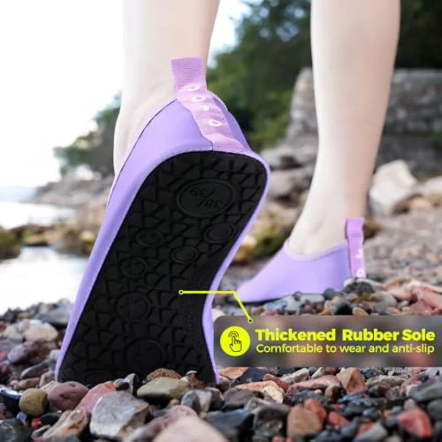 Water Shoes for Women Men Quick-Dry Breathable Aqua Socks Flexible NonThe Plug