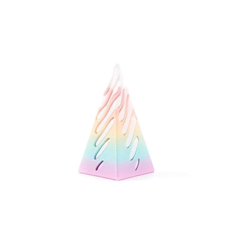 1 Piece Spiral Cone Decompression Toy 3D Printed Pyramid Impossible PaThe Plug