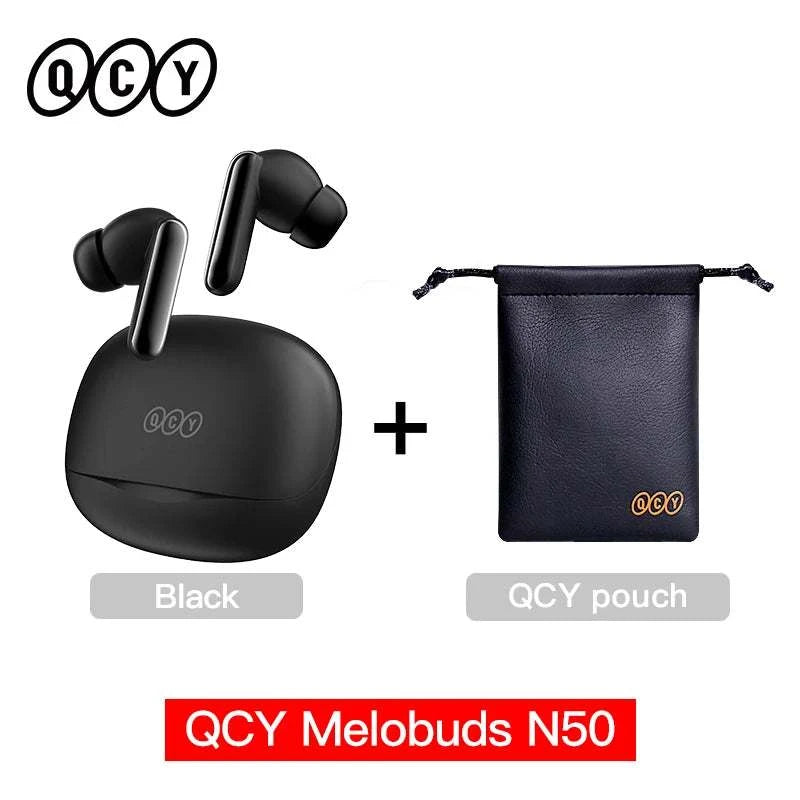 QCY Melobuds N50 ANC Bluetooth 5.4 Wireless Earphones Active Noise CanThe Plug
