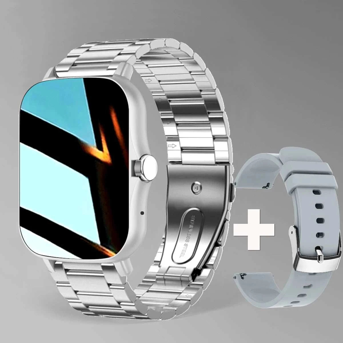 Smart Watch For Android IOS Watches 1.83inch HD Display Bluetooth CallThe Plug