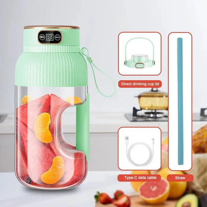 1000ML Portable Juicer Blender Fruit Juicer USB Charging Lemon Orange The Plug
