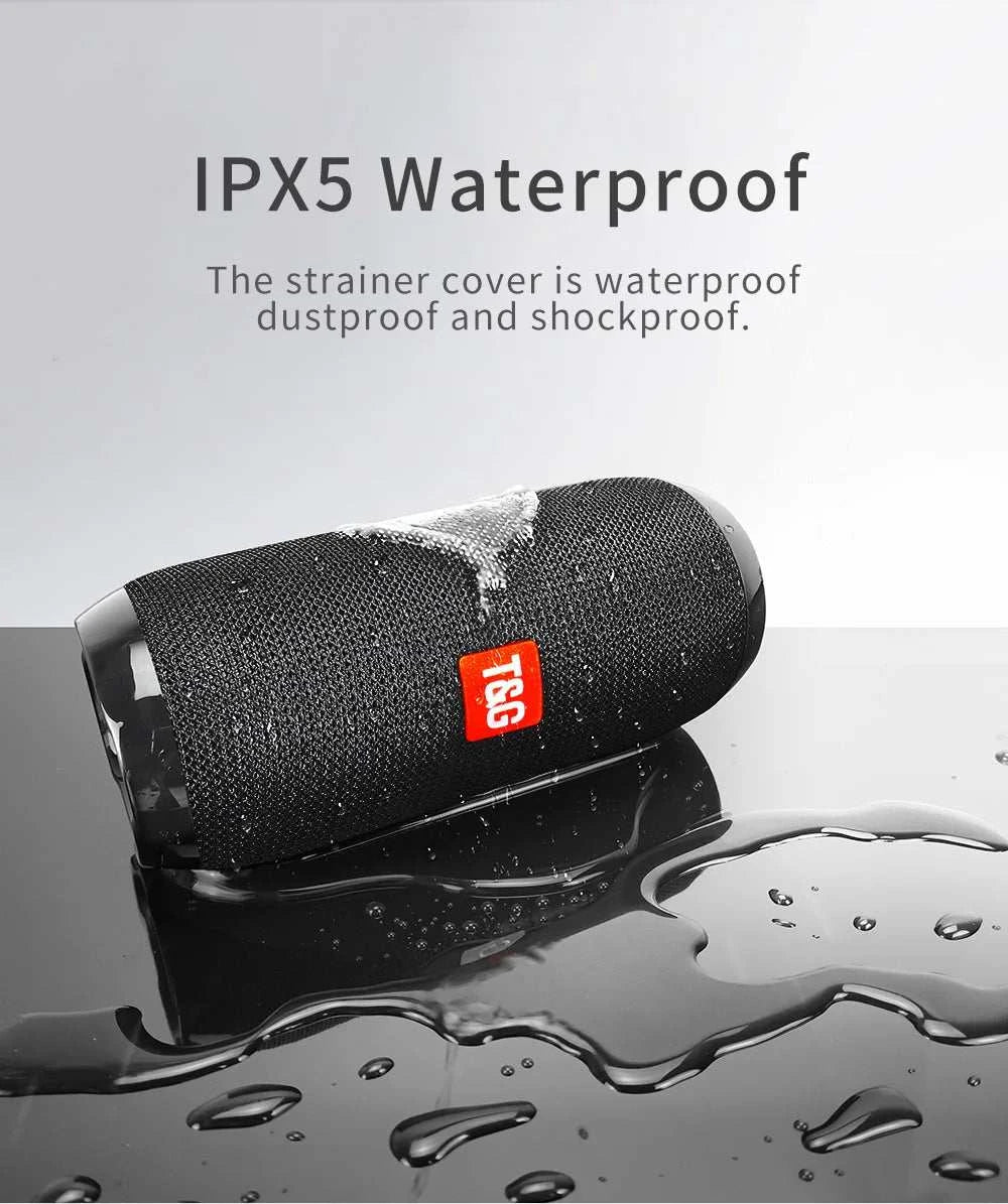 Bluetooth Speaker T&G TG117 Portable TWS Sound Box Waterproof LoudspeaThe Plug