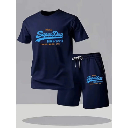 Men Sets 2026 Summer Men Clothing Casual Tshirt +Short Two-piece OversThe Plug