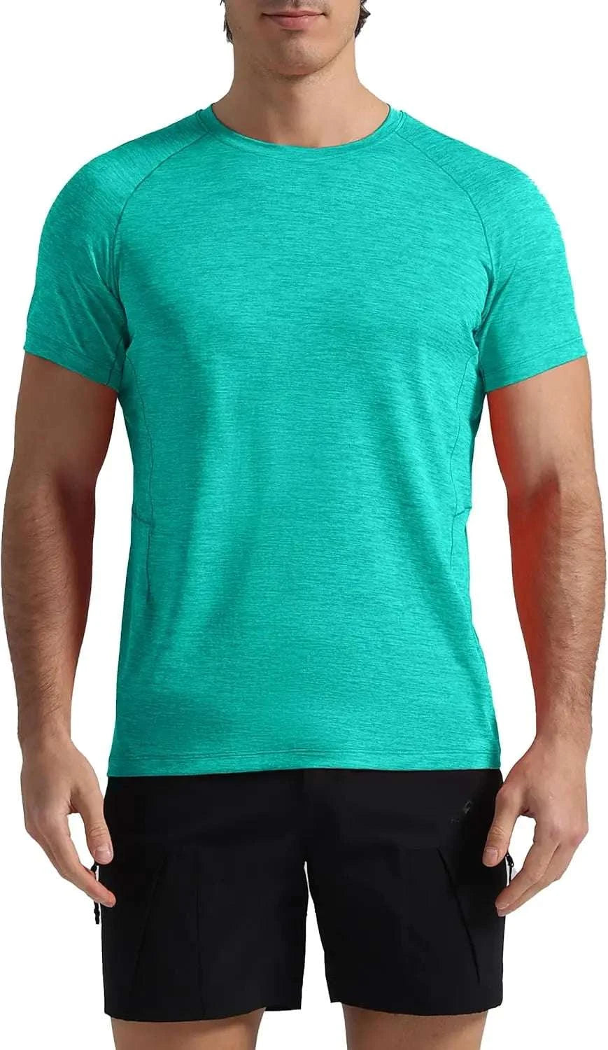 Pioneer Camp Mens Moisture Wicking Running Workout Shirt Performance AThe Plug