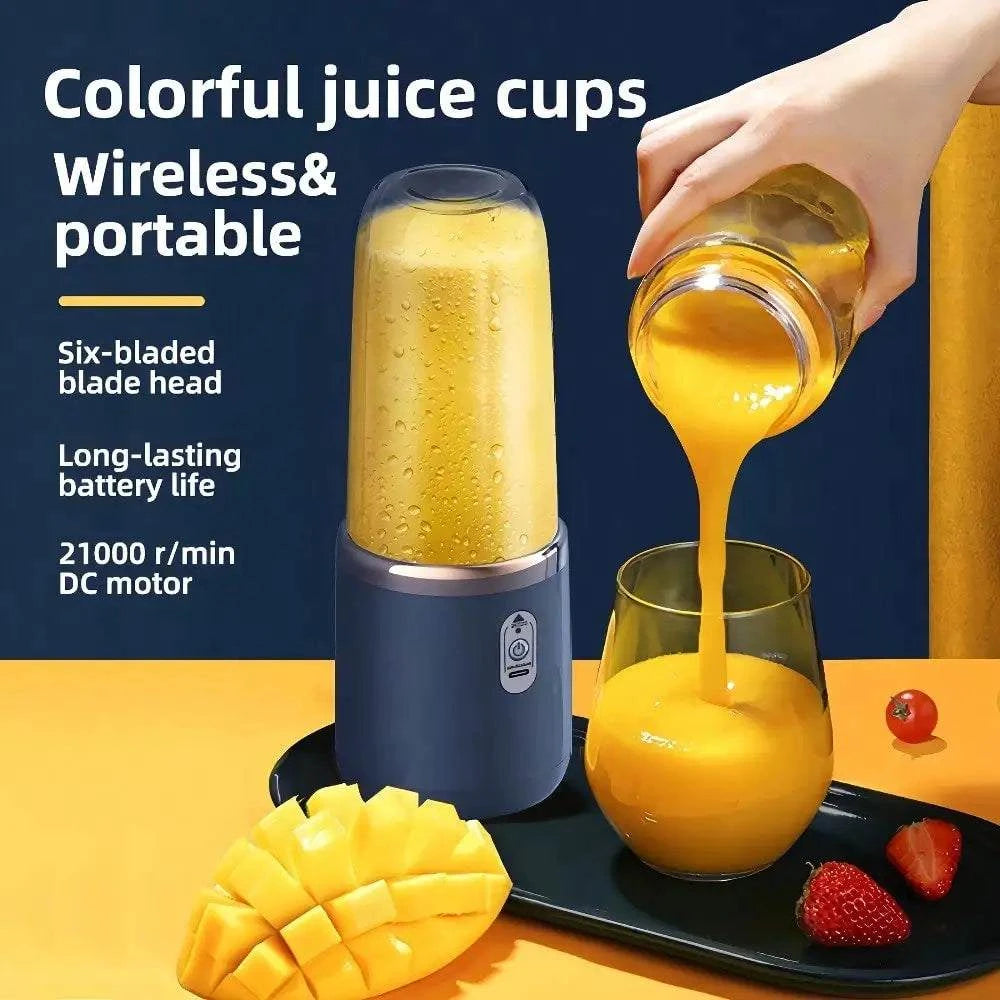 Juicer Cup + Portable Outdoor Cup, Dual Cups, Detachable, Easy To CleaThe Plug