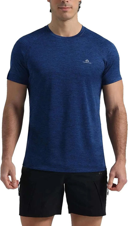 Pioneer Camp Mens Moisture Wicking Running Workout Shirt Performance AThe Plug