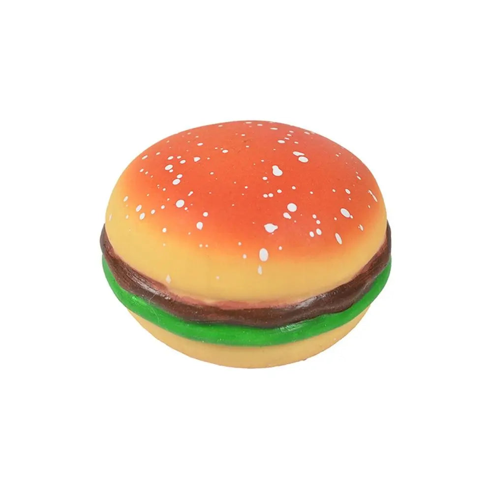 Simulation Hamburger Squishy Stress Relief Ball Pinch Sensory Fidget TThe Plug