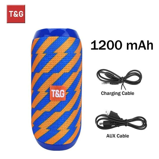 Bluetooth Speaker T&G TG117 Portable TWS Sound Box Waterproof LoudspeaThe Plug