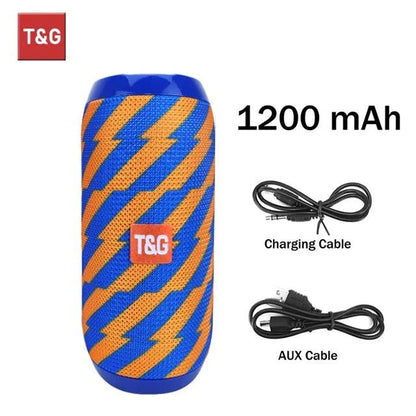 Bluetooth Speaker T&G TG117 Portable TWS Sound Box Waterproof LoudspeaThe Plug