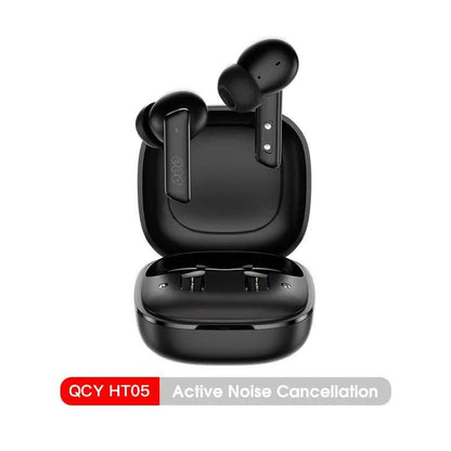 QCY HT05 ANC Wireless Earphone 40dB Noise Cancelling Bluetooth 5.2 HeaThe Plug