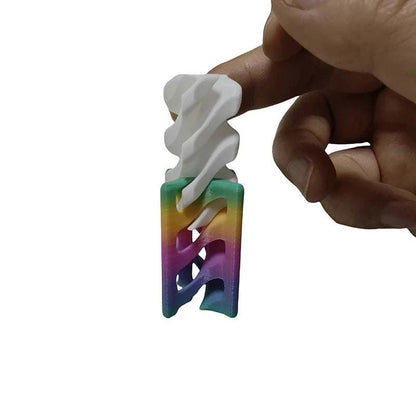 1 Piece Spiral Cone Decompression Toy 3D Printed Pyramid Impossible PaThe Plug