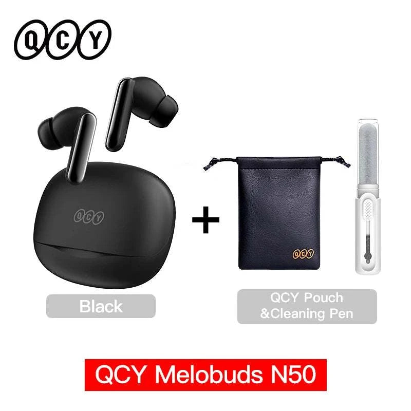 QCY Melobuds N50 ANC Bluetooth 5.4 Wireless Earphones Active Noise CanThe Plug
