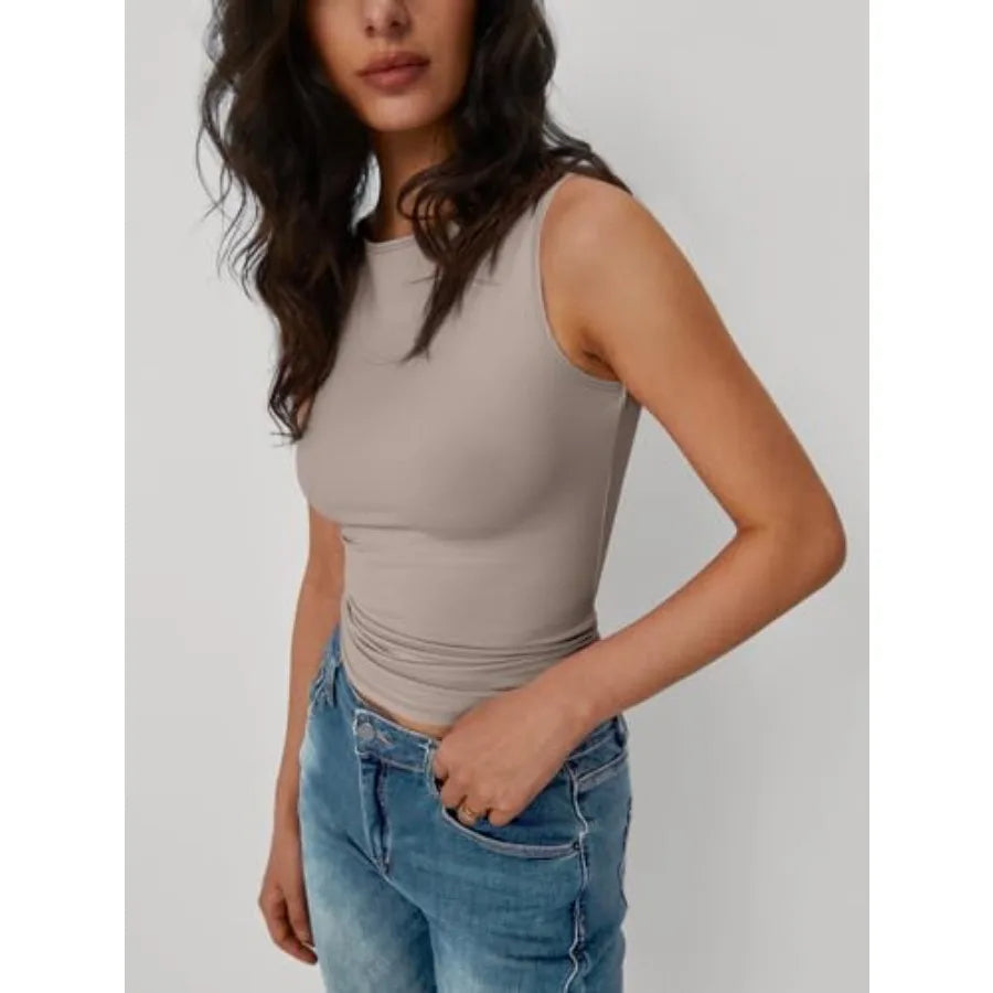 Trendy Queen Women Going Out Summer Tank Tops Spring Casual Basic CuteThe Plug
