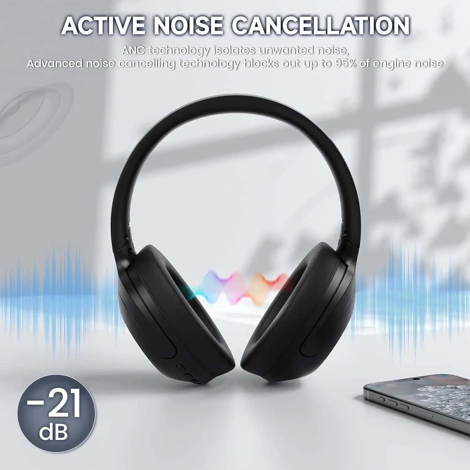 ATTACK SHARK G300 Wireless Bluetooth Headphone with ENC Noise CancellaThe Plug