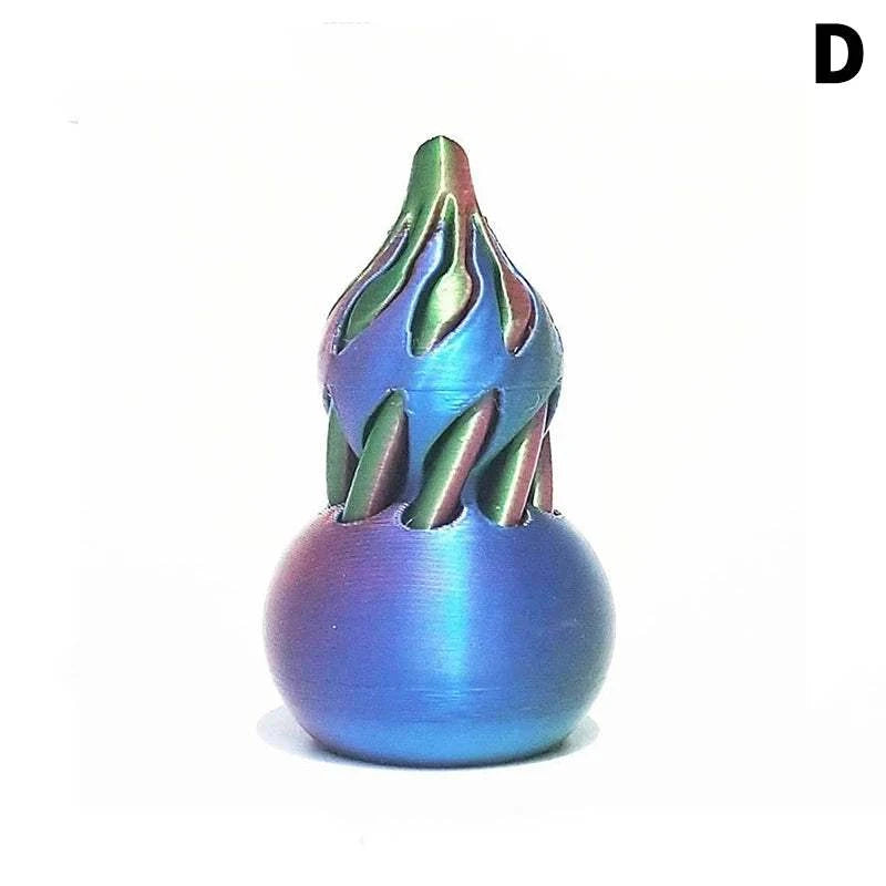 1 Piece Spiral Cone Decompression Toy 3D Printed Pyramid Impossible PaThe Plug