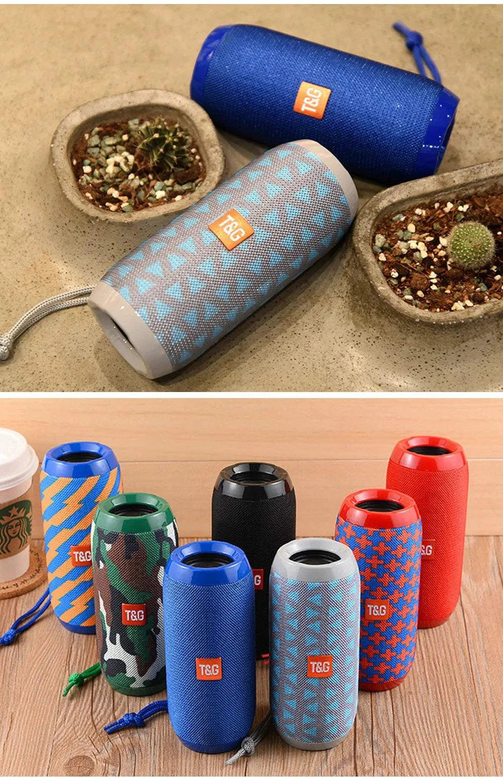 Bluetooth Speaker T&G TG117 Portable TWS Sound Box Waterproof LoudspeaThe Plug