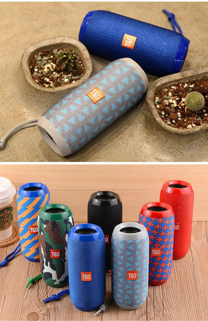 Bluetooth Speaker T&G TG117 Portable TWS Sound Box Waterproof LoudspeaThe Plug