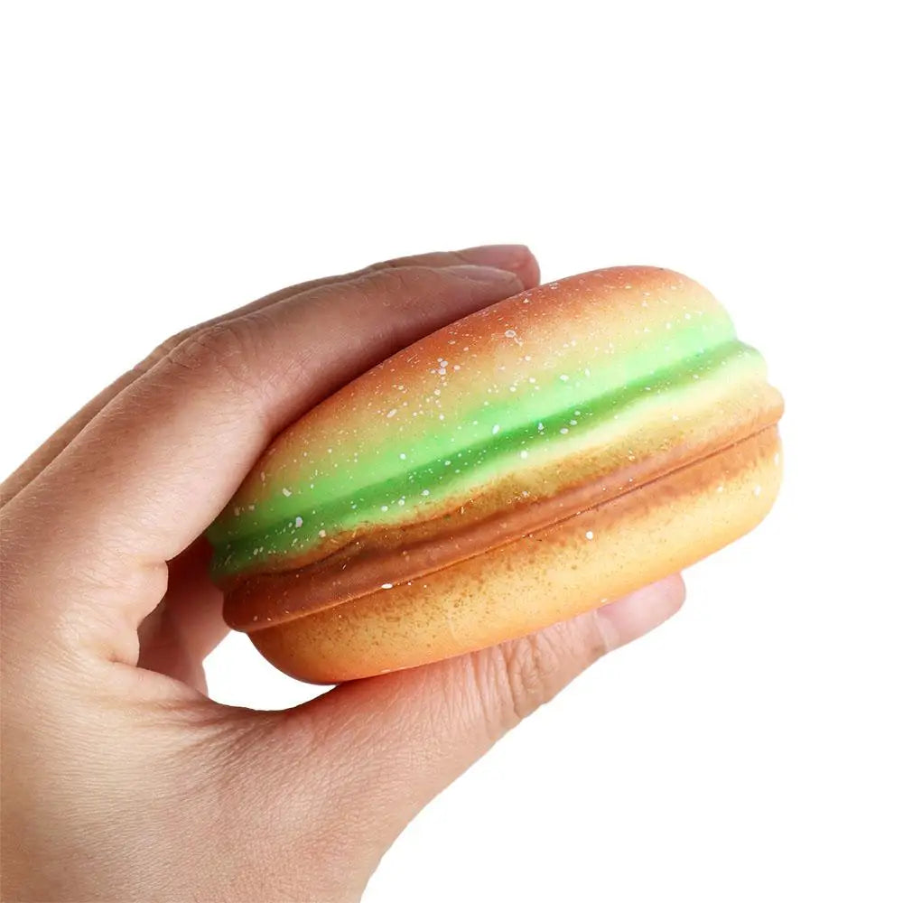 Simulation Hamburger Squishy Stress Relief Ball Pinch Sensory Fidget TThe Plug