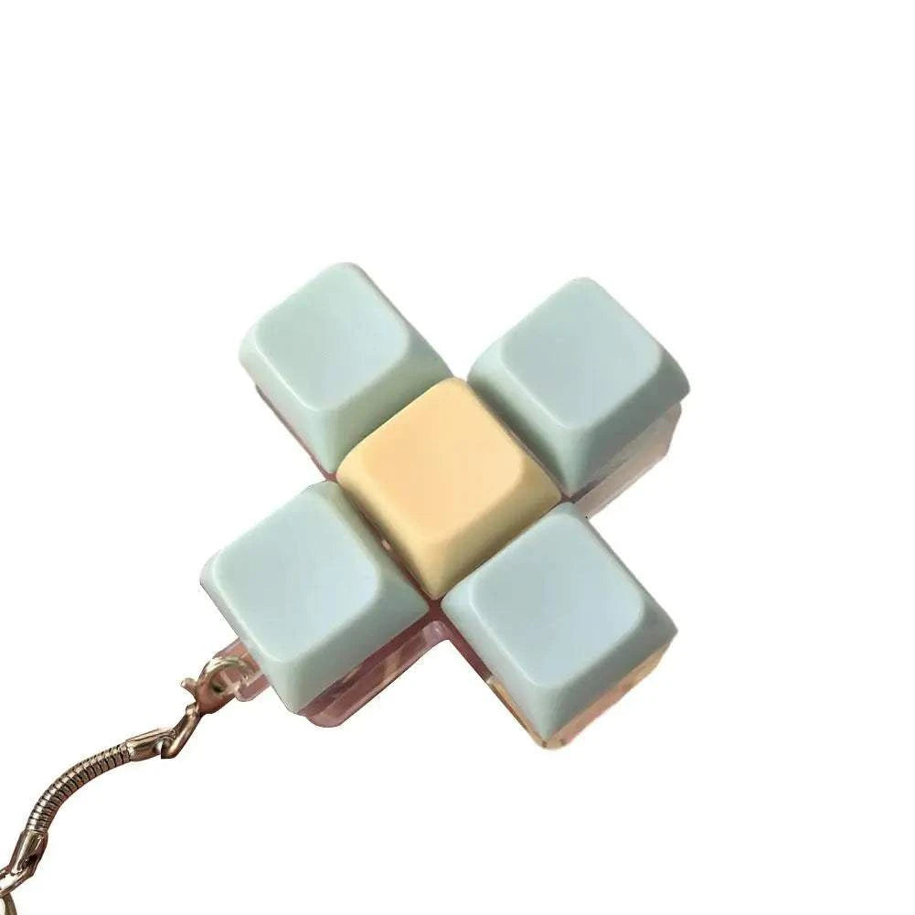 Fidget Decompression 1/4/5/9 Keyboard Key Toy Anti Stress Finger KeyboThe Plug