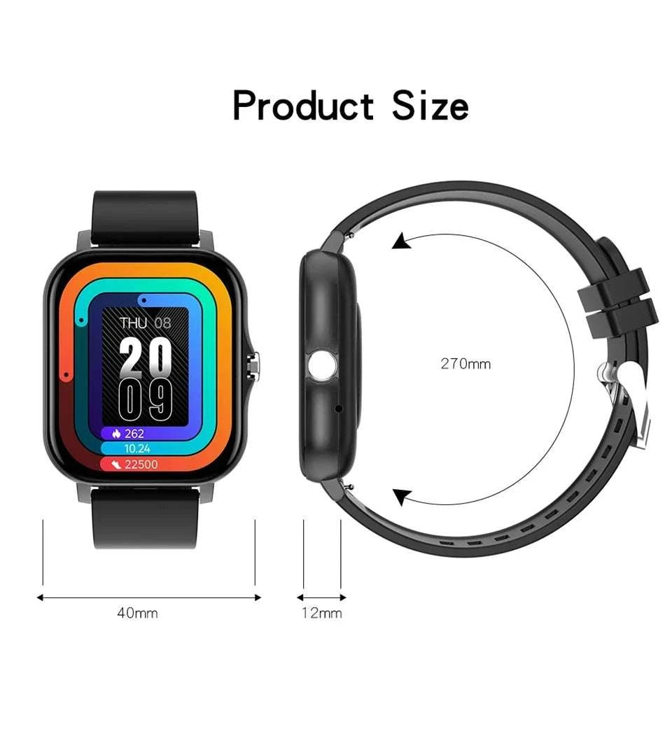 Smart Watch For Android IOS Watches 1.83inch HD Display Bluetooth CallThe Plug