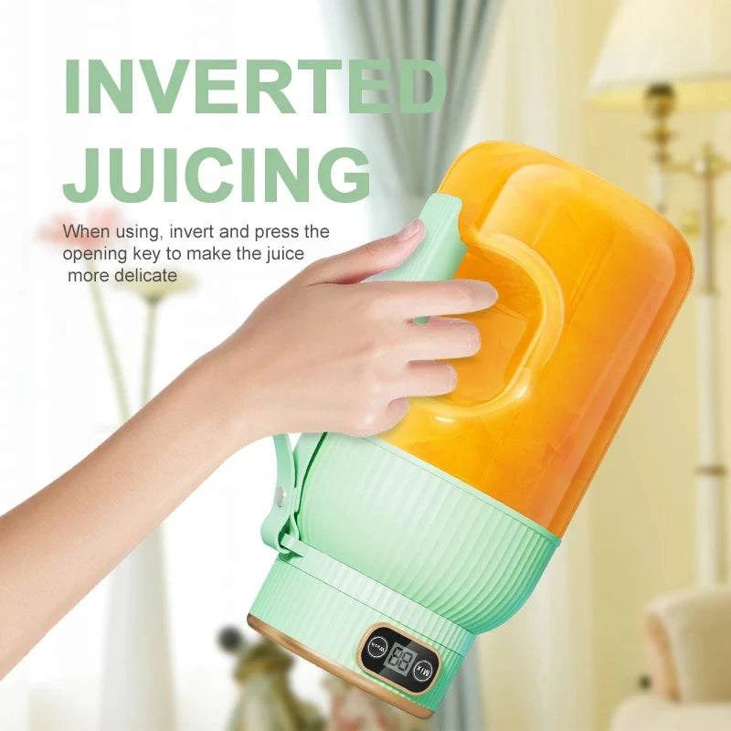 1000ML Portable Juicer Blender Fruit Juicer USB Charging Lemon Orange The Plug