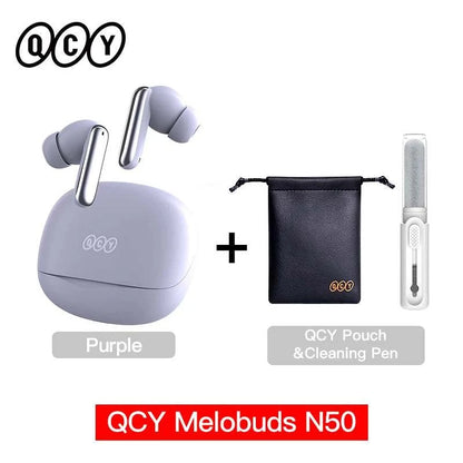 QCY Melobuds N50 ANC Bluetooth 5.4 Wireless Earphones Active Noise CanThe Plug