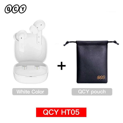 QCY HT05 ANC Wireless Earphone 40dB Noise Cancelling Bluetooth 5.2 HeaThe Plug