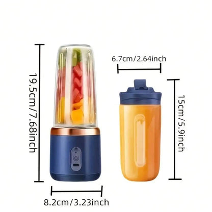 Juicer Cup + Portable Outdoor Cup, Dual Cups, Detachable, Easy To CleaThe Plug